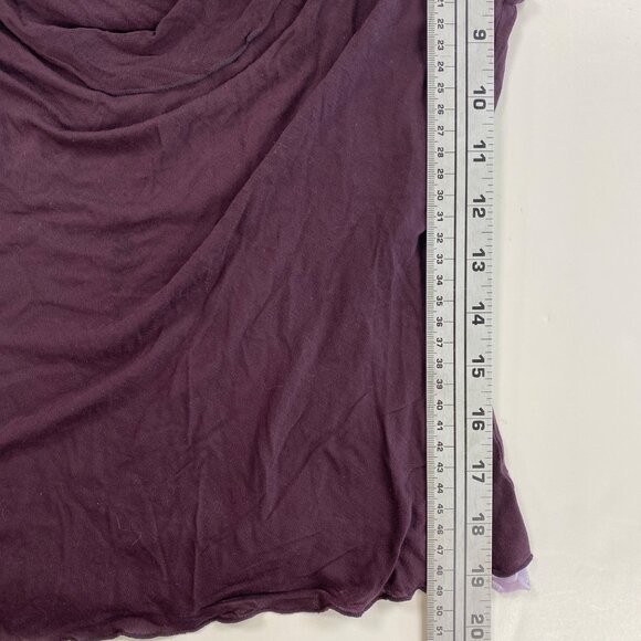 Express Womens Purple Sleeveless Drape Cowl Neck Top Two Layers Size S Small - Picture 11 of 11